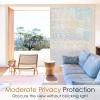 imagerabbitgoo Window Privacy Film Rainbow Window Film Mosaic Decorative Stained Glass Cling Removable Static Cling Tint UV Blocking NonAdhesive Privacy Covering 175 x 787 inchesClear