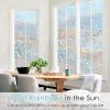 imagerabbitgoo Window Privacy Film Rainbow Window Film Mosaic Decorative Stained Glass Cling Removable Static Cling Tint UV Blocking NonAdhesive Privacy Covering 175 x 787 inchesIrregular