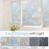 imagerabbitgoo Window Privacy Film Rainbow Window Film Mosaic Decorative Stained Glass Cling Removable Static Cling Tint UV Blocking NonAdhesive Privacy Covering 175 x 787 inchesIrregular