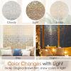 imagerabbitgoo Window Privacy Film Rainbow Window Film Mosaic Decorative Stained Glass Cling Removable Static Cling Tint UV Blocking NonAdhesive Privacy Covering 175 x 787 inchesBrown