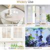 imagerabbitgoo Window Privacy Film Rainbow Window Film Mosaic Decorative Stained Glass Cling Removable Static Cling Tint UV Blocking NonAdhesive Privacy Covering 175 x 787 inchesClear