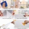 imagerabbitgoo Window Privacy Film Stained Glass Rainbow Privacy Clings for Glass Window Static Cling Decorative Door Covering NonAdhesive UV Blocking Prism Sticker 175 x 787 inchesMatte Pure