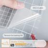 imagerabbitgoo Window Privacy Film Stained Glass Rainbow Privacy Clings for Glass Window Static Cling Decorative Door Covering NonAdhesive UV Blocking Prism Sticker 175 x 787 inchesMatte Pure
