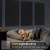 imagerabbitgoo Window Privacy Film Stained Glass Rainbow Privacy Clings for Glass Window Static Cling Decorative Door Covering NonAdhesive UV Blocking Prism Sticker 175 x 787 inchesMatte Black