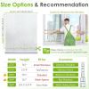 imagerabbitgoo Window Privacy Film with Decorative Triangle Pattern NonAdhesive Frosted Glass Window Film for Bathroom UV Blocking Vinyl Sticker for Glass Door Covering 175 x 787 Inches236 x 1181