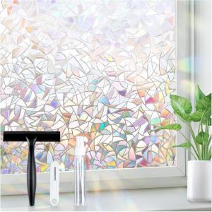 imagerabbitgoo One Way Window Privacy Film with Kit Window Tint for Home UV Heat Blocking Static Cling Sun Blocker Light Darkening Reflective Mirror Covering See Out Not in 175 in X 65 Feet Black SilverClear