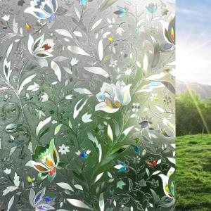 imagerabbitgoo Total Blackout Window Film Sun Blocking Black Privacy Window Film Light Blocker Stained Glass Thermal Cling Heat Control Room Darkening Glass Sticker for Door Covering 175quot x 787quotClear