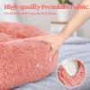 imagerabbitgoo Cat Beds for Indoor Cats 20 inches Cat Bed Machine Washable Fluffy Round Pet Bed NonSlip Calming Soft Plush Donut Cuddler Cushion Self Warming for Small Dogs Kittens Light Pink MediumPink