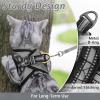 imagerabbitgoo Cat Harness and Leash Set for Walking Escape Proof Adjustable Soft Kittens Vest with Reflective Strip for Cats Comfortable Outdoor Vest Purple SGrey