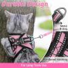 imagerabbitgoo Cat Harness and Leash Set for Walking Escape Proof Adjustable Soft Kittens Vest with Reflective Strip for Cats Comfortable Outdoor Vest Purple SPink