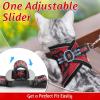 imagerabbitgoo Cat Harness and Leash Set for Walking Escape Proof Adjustable Soft Kittens Vest with Reflective Strip for Cats Comfortable Outdoor Vest Purple SRed