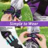 imagerabbitgoo Cat Harness and Leash Set for Walking Escape Proof Adjustable Soft Kittens Vest with Reflective Strip for Cats Comfortable Outdoor Vest Purple SPurple