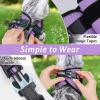 imagerabbitgoo Cat Harness and Leash Set for Walking Escape Proof Adjustable Soft Kittens Vest with Reflective Strip for Cats Comfortable Outdoor Vest Purple SLight Purple