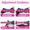 imagerabbitgoo Cat Harness and Leash for Walking Escape Proof Soft Adjustable Vest Harnesses for Cats Easy Control Breathable Reflective Strips Jacket Emerald XSRose Red