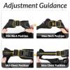 imagerabbitgoo Cat Harness and Leash for Walking Escape Proof Soft Adjustable Vest Harnesses for Cats Easy Control Breathable Reflective Strips Jacket Emerald XSBlack