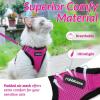 imagerabbitgoo Cat Harness and Leash for Walking Escape Proof Soft Adjustable Vest Harnesses for Cats Easy Control Breathable Reflective Strips Jacket Emerald XSRose Red
