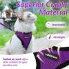 imagerabbitgoo Cat Harness and Leash for Walking Escape Proof Soft Adjustable Vest Harnesses for Cats Easy Control Breathable Reflective Strips Jacket Emerald XSPurple