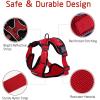 imagerabbitgoo Cat Harness and Leash for Walking Escape Proof Soft Adjustable Vest Harnesses for Cats Easy Control Breathable Reflective Strips Jacket Emerald XSRed