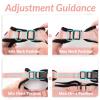 imagerabbitgoo Cat Harness and Leash for Walking Escape Proof Soft Adjustable Vest Harnesses for Cats Easy Control Breathable Reflective Strips Jacket Emerald XSLight Salmon Pink