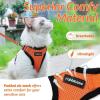imagerabbitgoo Cat Harness and Leash for Walking Escape Proof Soft Adjustable Vest Harnesses for Cats Easy Control Breathable Reflective Strips Jacket Emerald XSOrange