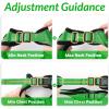 imagerabbitgoo Cat Harness and Leash for Walking Escape Proof Soft Adjustable Vest Harnesses for Cats Easy Control Breathable Reflective Strips Jacket Emerald XSGrass Green