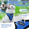 imagerabbitgoo Cat Harness and Leash for Walking Escape Proof Soft Adjustable Vest Harnesses for Cats Easy Control Breathable Reflective Strips Jacket Emerald XSNavy Blue