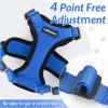 imagerabbitgoo Cat Harness and Leash for Walking Escape Proof Soft Adjustable Vest Harnesses for Cats Easy Control Breathable Reflective Strips Jacket Emerald XSNavy Blue