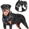 imagerabbitgoo Tactical Dog Harness for Large Dogs No Pull Military Service Vest with Handle ampamp Molle Easy Control for Training Walking Adjustable Reflective Straps Black LBlack