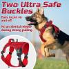 imagerabbitgoo Tactical Dog Harness for Large Dogs No Pull Military Service Vest with Handle ampamp Molle Easy Control for Training Walking Adjustable Reflective Straps Black LRed