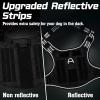 imagerabbitgoo Tactical Dog Harness for Large Dogs No Pull Military Service Vest with Handle ampamp Molle Easy Control for Training Walking Adjustable Reflective Straps Black LBlack