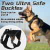 imagerabbitgoo Tactical Dog Harness for Large Dogs No Pull Military Service Vest with Handle ampamp Molle Easy Control for Training Walking Adjustable Reflective Straps Black LBlack