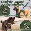 imagerabbitgoo Tactical Dog Harness for Large Dogs No Pull Military Service Vest with Handle ampamp Molle Easy Control for Training Walking Adjustable Reflective Straps Black LGreen
