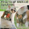 imagerabbitgoo Tactical Dog Harness for Large Dogs No Pull Military Service Vest with Handle ampamp Molle Easy Control for Training Walking Adjustable Reflective Straps Black LGreen camo