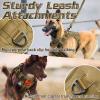imagerabbitgoo Tactical Dog Harness for Large Dogs No Pull Military Service Vest with Handle ampamp Molle Easy Control for Training Walking Adjustable Reflective Straps Black LBrown