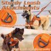 imagerabbitgoo Tactical Dog Harness for Large Dogs No Pull Military Service Vest with Handle ampamp Molle Easy Control for Training Walking Adjustable Reflective Straps Black LOrange