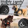 imagerabbitgoo Tactical Dog Harness for Large Dogs No Pull Military Service Vest with Handle ampamp Molle Easy Control for Training Walking Adjustable Reflective Straps Black LBlack