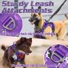 imagerabbitgoo Tactical Dog Harness for Large Dogs No Pull Military Service Vest with Handle ampamp Molle Easy Control for Training Walking Adjustable Reflective Straps Black LPurple Camo