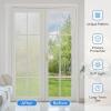 imagerabbitgoo Window Privacy Film Frosted Glass Film Decorative Cling UV Sun Blocking Decals Frosting Window Clings for Home Bathroom Door Coverings175 x 787 inchesClear