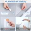 imagerabbitgoo Window Privacy Film Frosted Glass Film Decorative Cling UV Sun Blocking Decals Frosting Window Clings for Home Bathroom Door Coverings175 x 787 inchesClear