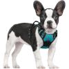 imagerabbitgoo Dog Harness NoPull Pet Harness with 2 Leash Clips Adjustable Soft Padded Dog Vest Reflective NoChoke Pet Oxford Vest with Easy Control Handle for Large Dogs Purple LTeal