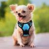 imagerabbitgoo Dog Harness NoPull Pet Harness with 2 Leash Clips Adjustable Soft Padded Dog Vest Reflective NoChoke Pet Oxford Vest with Easy Control Handle for Large Dogs Purple LBlue
