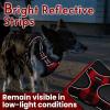 imagerabbitgoo Dog Harness NoPull Pet Harness with 2 Leash Clips Adjustable Soft Padded Dog Vest Reflective NoChoke Pet Oxford Vest with Easy Control Handle for Large Dogs Purple LCheckered Red