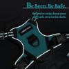 imagerabbitgoo Dog Harness NoPull Pet Harness with 2 Leash Clips Adjustable Soft Padded Dog Vest Reflective NoChoke Pet Oxford Vest with Easy Control Handle for Large Dogs Purple LTeal