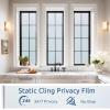 imagerabbitgoo Frosted Glass Window Privacy Film No Glue AntiGlare Heat Blocking Easy to Install Renter Friendly Removable Opaque Bathroom Window Clings for Glass 175 by 787 inch