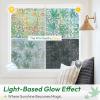 imagerabbitgoo One Way Window Privacy Film Tint with 3 Tools for Home Sun Heat UV Blocking Control Reflective Adhesive Mirror Tint See Out Not in Office Door Covering Silver 175 x 787 inchesGreen Leaf