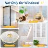 imagerabbitgoo One Way Window Privacy Film Tint with 3 Tools for Home Sun Heat UV Blocking Control Reflective Adhesive Mirror Tint See Out Not in Office Door Covering Silver 175 x 787 inchesClear
