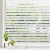 image:imagerabbitgoo Window Privacy Film Frosted Glass Privacy Film Window Frosting Cling for Glass Non Adhesive Static Cling Front Door Covring AntiUV Reeded Blinds Sticker Striped Pattern 175 x 787Classic Stripe