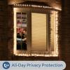 image:imagerabbitgoo Window Privacy Film Frosted Glass Privacy Film Window Frosting Cling for Glass Non Adhesive Static Cling Front Door Covring AntiUV Reeded Blinds Sticker Striped Pattern 175 x 787Blindsliked