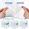 image:imagerabbitgoo Window Privacy Film Frosted Glass Privacy Film Window Frosting Cling for Glass Non Adhesive Static Cling Front Door Covring AntiUV Reeded Blinds Sticker Striped Pattern 175 x 787Wave Pattern
