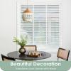 image:imagerabbitgoo Window Privacy Film Frosted Glass Privacy Film Window Frosting Cling for Glass Non Adhesive Static Cling Front Door Covring AntiUV Reeded Blinds Sticker Striped Pattern 175 x 787Classic Stripe